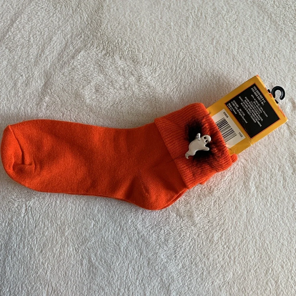 Vintage Girls Halloween Themed Socks